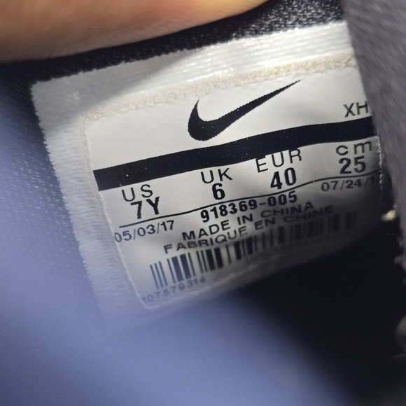 Nike LeBron Soldier 11 XI Black Blue Grey Basketball Shoes 918369-005 Youth 7Y - Picture 5 of 7